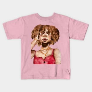 Big Hair Don't Care Kids T-Shirt